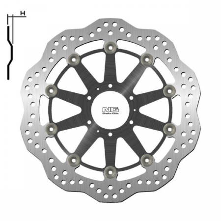 Piese moto - Disc de frana NG 1446XG