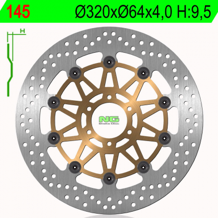 Piese moto - Disc de frana NG 145