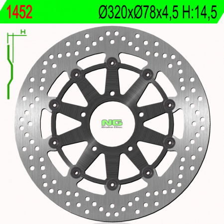 Piese moto - Disc de frana NG 1452