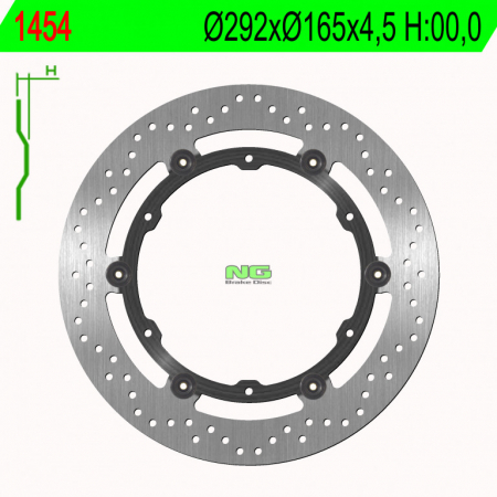 Piese moto - Disc de frana NG 1454