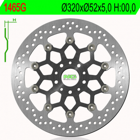 Piese moto - Disc de frana NG 1465G