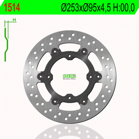 Piese moto - Disc de frana NG 1514