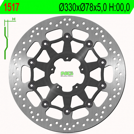 Piese moto - Disc de frana NG 1517