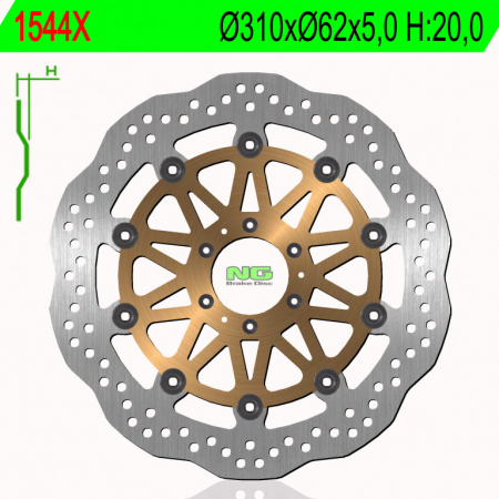 Piese moto - Disc de frana NG 1544X