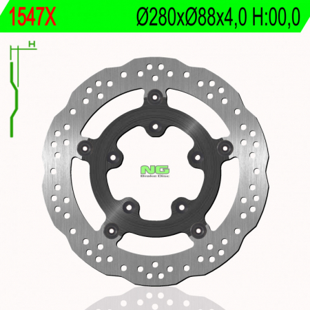 Piese moto - Disc de frana NG 1547X