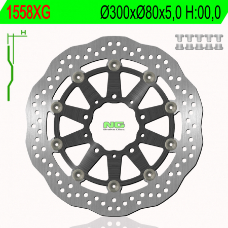 Piese moto - Disc de frana NG 1558XG