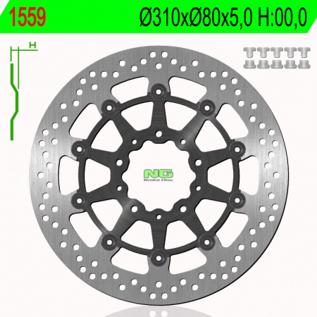 Piese moto - Disc de frana NG 1559