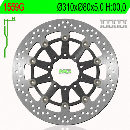 Piese moto - Disc de frana NG 1559G