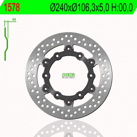 Piese moto - Disc de frana NG 1578