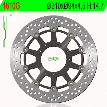 Piese moto - Disc de frana NG 1610G