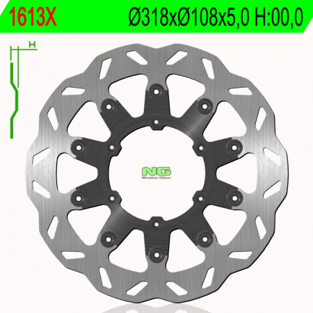 Piese moto - Disc de frana NG 1613X