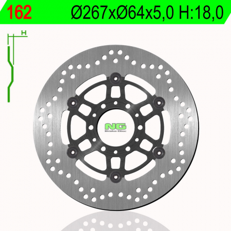 Piese moto - Disc de frana NG 162