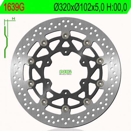 Piese moto - Disc de frana NG 1639G