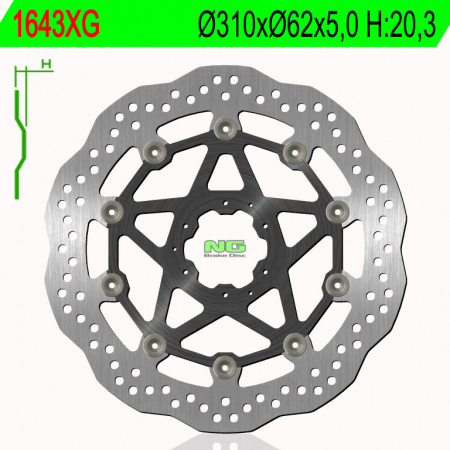 Piese moto - Disc de frana NG 1643XG