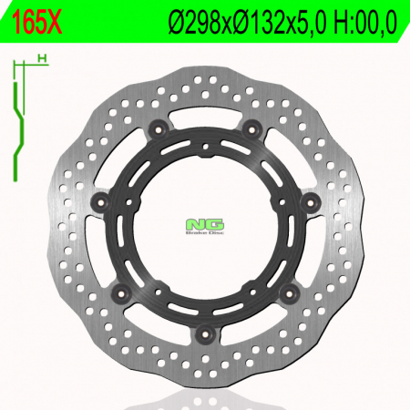 Piese moto - Disc de frana NG 165X