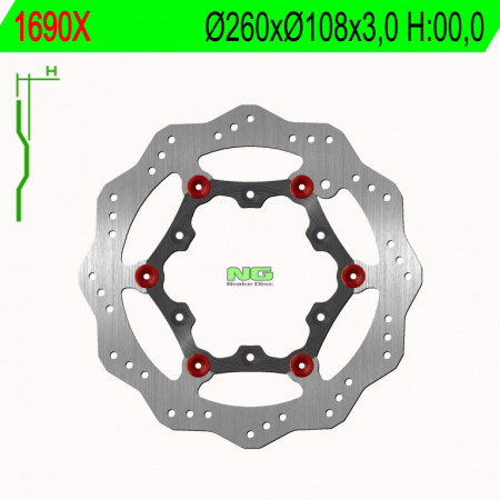 Piese moto - Disc de frana NG 1690X