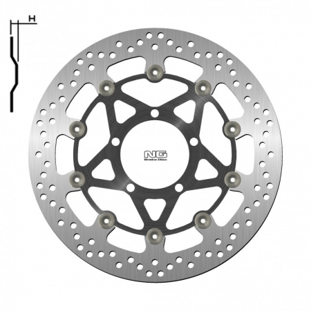Piese moto - Disc de frana NG 1728G