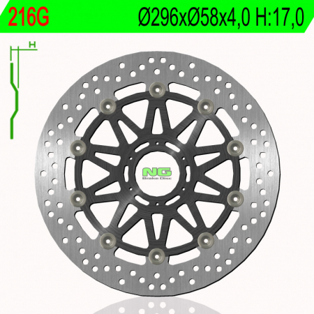Piese moto - Disc de frana NG 216G