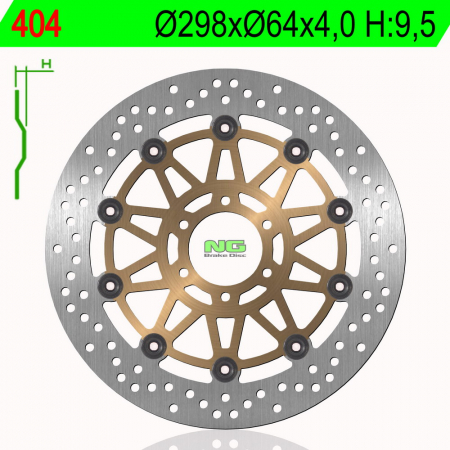 Piese moto - Disc de frana NG 404