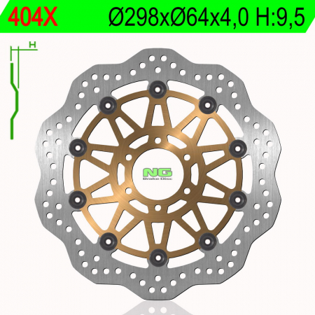 Piese moto - Disc de frana NG 404X