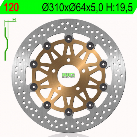 Piese moto - Disc de frana NG