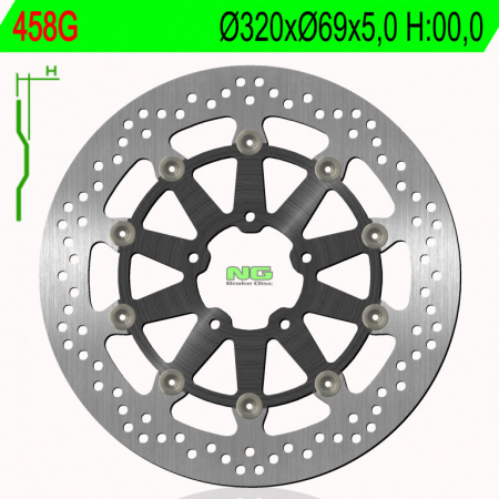Piese moto - Disc de frana NG 458G