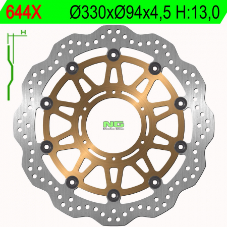 Piese moto - Disc de frana NG 644X