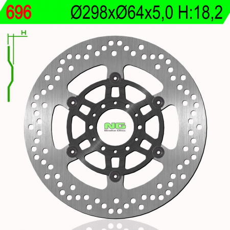Piese moto - Disc de frana NG 696