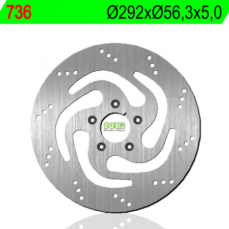 Piese moto - Disc de frana NG 736