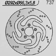 Piese moto - Disc de frana NG 737