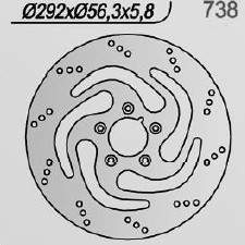Piese moto - Disc de frana NG 738