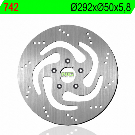 Piese moto - Disc de frana NG 742