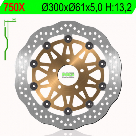 Piese moto - Disc de frana NG 750X