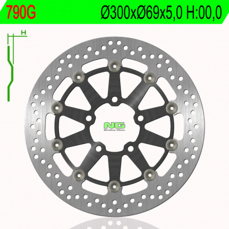 Piese moto - Disc de frana NG 790G