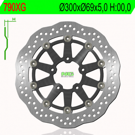 Piese moto - Disc de frana NG 790XG