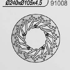 Piese moto - Disc de frana NG 91008
