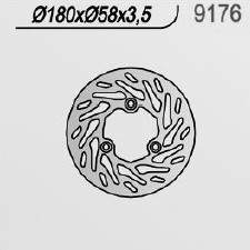 Piese moto - Disc de frana NG 9176