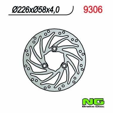 Piese moto - Disc de frana NG 9306