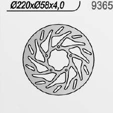 Piese moto - Disc de frana NG 9365
