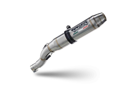 Dual slip-on exhaust GPR DEEPTONE INOX T.70.DE Brushed Stainless steel including removable db killers and link pipes [3]