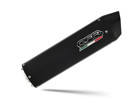 Dual slip-on exhaust GPR FURORE NERO H.49.CAT.FUNE Matte Black including removable db killers, link pipes and catalysts [5]
