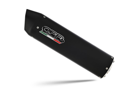 Dual slip-on exhaust GPR FURORE NERO Y.44.CAT.FUNE Matte Black including removable db killers, link pipes and catalysts [4]