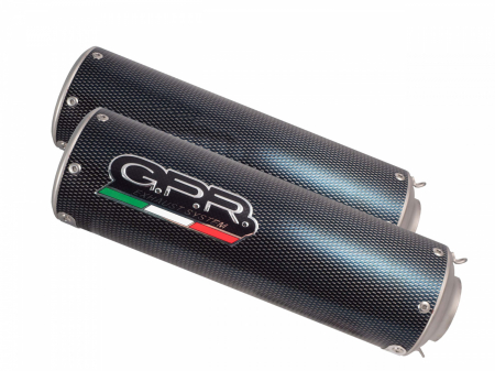 Dual slip-on exhaust GPR M3 Y.69.M3.PP Brushed Stainless steel including removable db killers and link pipes [1]