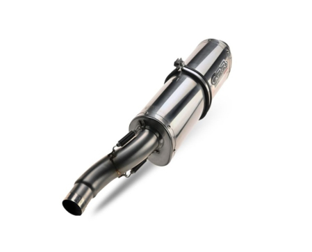 Dual slip-on exhaust GPR TRIOVAL Y.44.CAT.TRI Polished Stainless Steel including removable db killers, link pipes and catalysts [4]