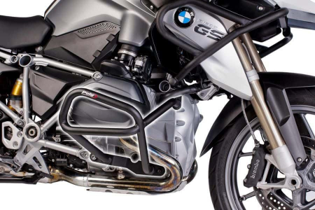 Piese moto - Engine guards PUIG 7543N d 25mm Negru