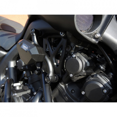 Piese moto - Engine guards RDMOTO CF117KDSLDM matt black upper