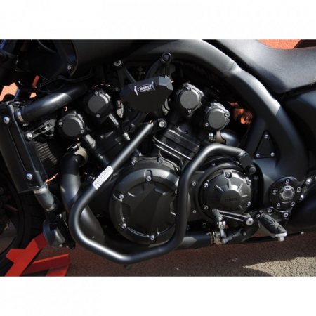 Piese moto - Engine guards RDMOTO CF118KDSLD matt black upper + lower