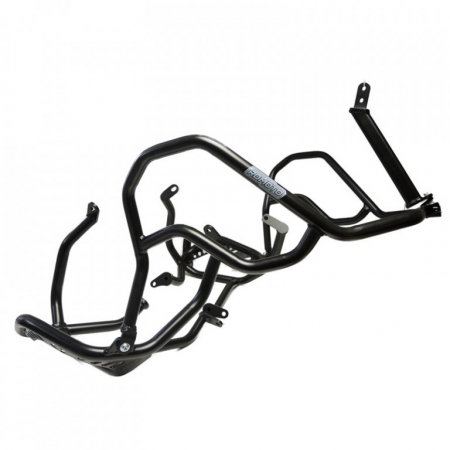 Piese moto - Engine guards RDMOTO CF120KD matt black upper + lower