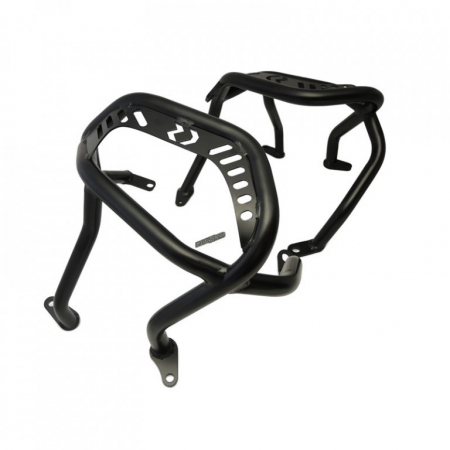 Piese moto - Engine guards RDMOTO CF121KD matt black coborat