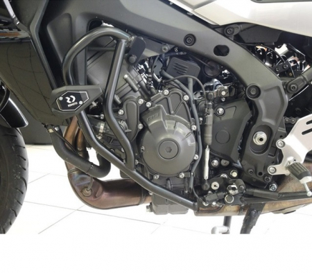 Piese moto - Engine guards RDMOTO CF158KDSL01K Negru (with protectors)